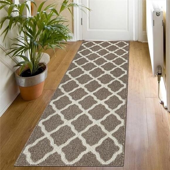 Washable Runner Rug 20"x59" Non Slip Rubber Backing Long Door Mats Entryway Rug - Picture 7 of 7